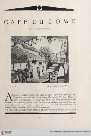 1: Café du Dôme