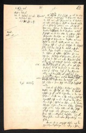 Handschriftliches Schriftstück aus Akte Kerz.