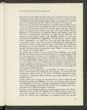 Naturschutz in Österreich
