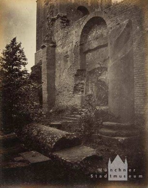 Studien vom Heidelberger Schloss und anderen Ruinen: Teil der Ruine Limburg