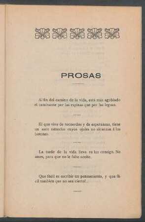 Prosas