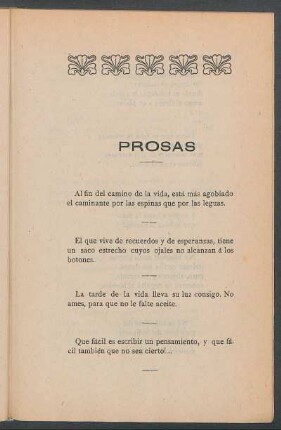 Prosas