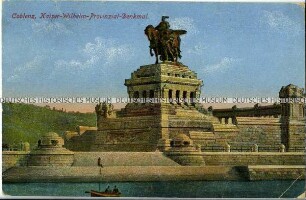 Denkmal für Kaiser Wilhelm I. am Deutschen Eck in Koblenz