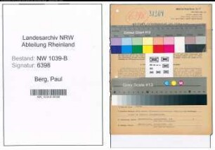 Entnazifizierung Paul Berg , geb. 05.04.1912 (Arbeiter)