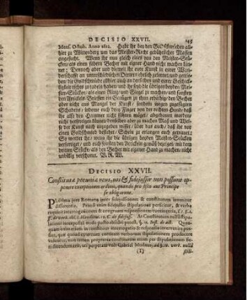 Constitutae pecuniae reus, uti & fideiussor non possunt opponere exceptionem ordinis, quando pro fisco aut Principe se obligarunt