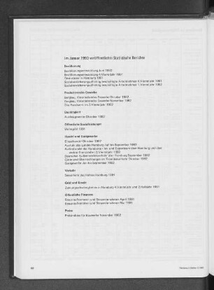 Im Januar 1993 veröffentlichte Statistische Berichte
