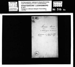 Sorma, Rosine (*10.09.1872 in Budapest); Solotänzerin; ausgesch.: 1901
