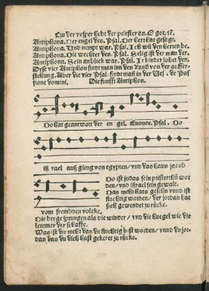 Die funfft Antiphon.