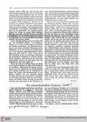 N.F. 2.1922 S. 122-125: Der zeichenwissenschaftliche Studienrat