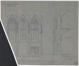 Wand der Sakristei, St. Lambertuskirche zu Düsseldorf
