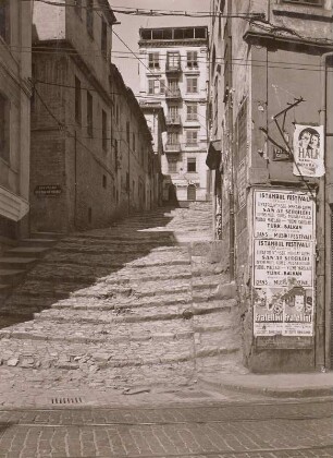 Türkei, Istanbul, Galata, Treppenstraße