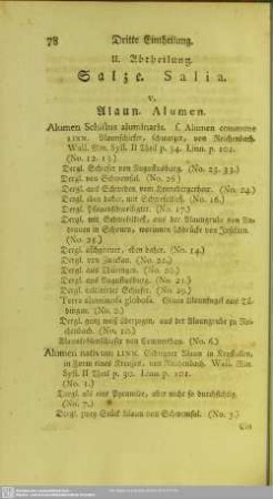 II. Abtheilung. Salze