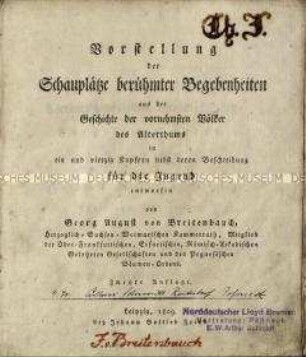 Darstellung der wichtigsten Städte der antiken Welt
