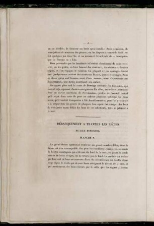 Débarquement à travers les Récifs de l'Île de Romanzov