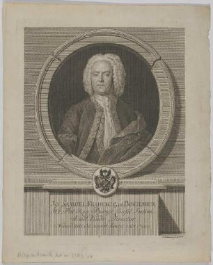 Bildnis des Jo. Samuel Frideric de Boehmer