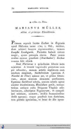 Marianus Müller.
