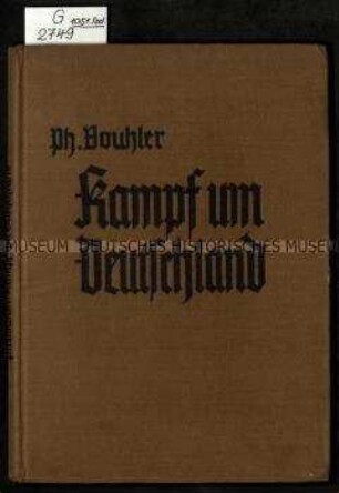Nationalsozialistische Propagandaschrift für Kinder und Jugendliche über die Entstehung und Entwicklung des Dritten Reichs bis 1939