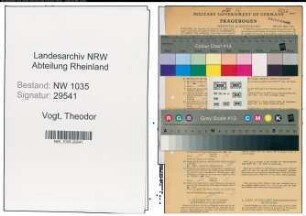 Entnazifizierung Theodor Vogt , geb. 13.07.1887 (Kaufmaennischer Angestellter)