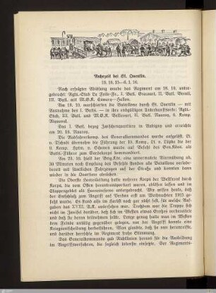 Ruhezeit bei St. Quentin