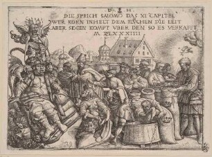 Illustration zu Salomos Sprüchen 11:26