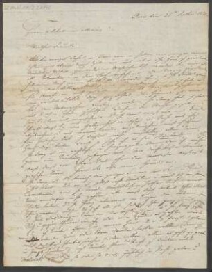 Brief an B. Schott's Söhne : 25.09.1826