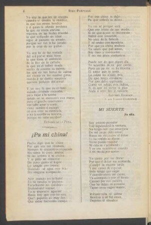 Mi suerte : Pa ella.