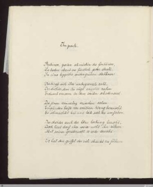 Im park : [SW II: H4(Hymnen)]; [SW II, S. 11/101]