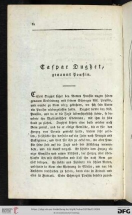 Caspar Dughet, genannt Poußin