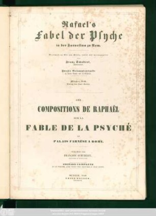 Rafael's Fabel der Psyche in der Farnesina zu Rom