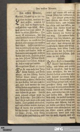 [Episteln und Evangelia, nebst kurzen Gebeten auf alle Evangelia.]