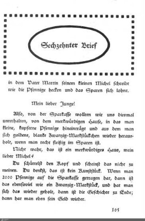Sechzehnter Brief