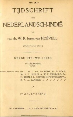 1ste Aflevering