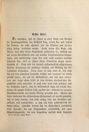 Ch. Oesers Briefe an eine Jungfrau über die Hauptgegenstände der Ästhetik : ein Weihgeschenk für Frauen und Jungfrauen