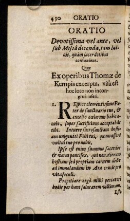 430-439, Oratio