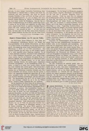 Haby's Frisier-Salon von H. van de Velde Max Osborn