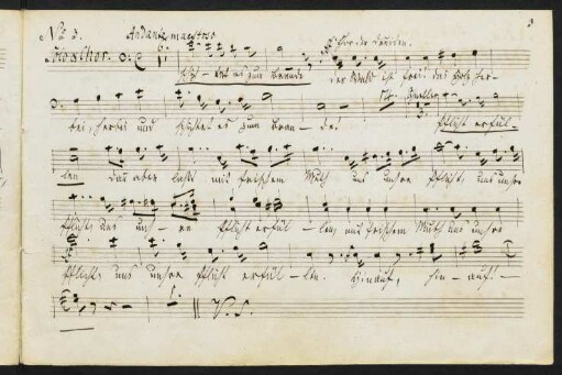 No. 3. Solo und Chor