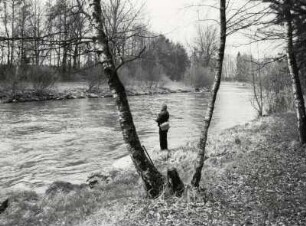 Angler am Fluß