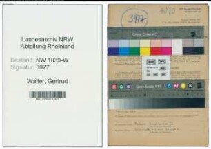 Entnazifizierung Gertrud Walter , geb. 08.04.1895 (Lehrerin)