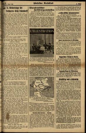 Zweite Ausgabe vom Montag, den 08. April 1940.