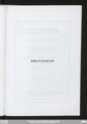 Discussions