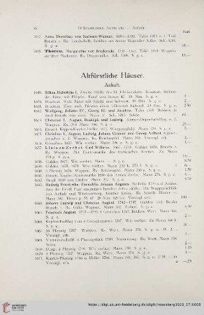 Altfürstliche Häuser (Nr.1649-3816)