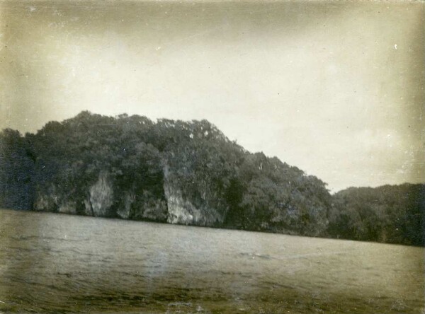 "Entrance to the realm of the dead, Mait near Teaul, Sandwich I., a little further south-east."