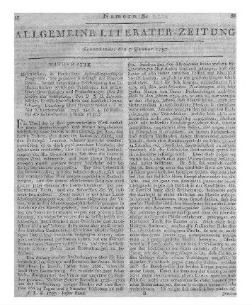 Charackteristick einiger jeztlebenden Preussischen Geistlichen. Germanien [i.e. Berlin] 1796