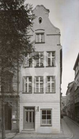 Fassade des Bürgerhauses Frauengasse 40 in Danzig