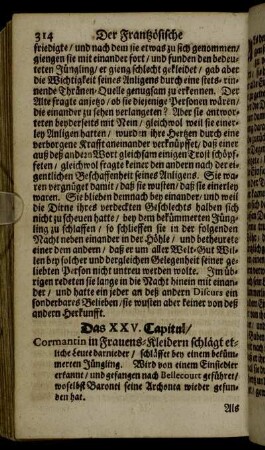 Das XXV. Capitul.