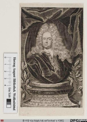 Bildnis Johann Burchard Mencke