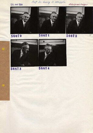Portraitserie George Hoyt Whipple