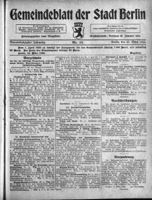 1923,12: Nr. 12, 25. März 1923