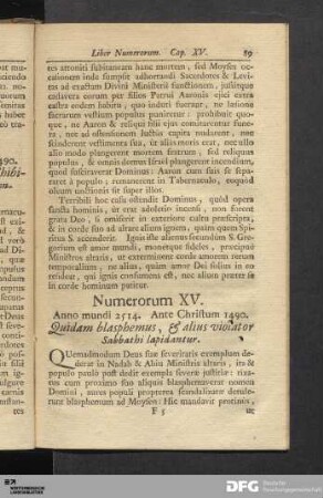 Liber Numerorum.
