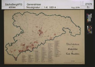 Grubenfelder in Sachsen